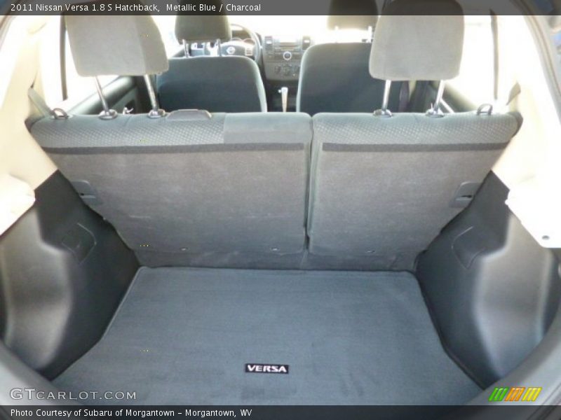 Metallic Blue / Charcoal 2011 Nissan Versa 1.8 S Hatchback