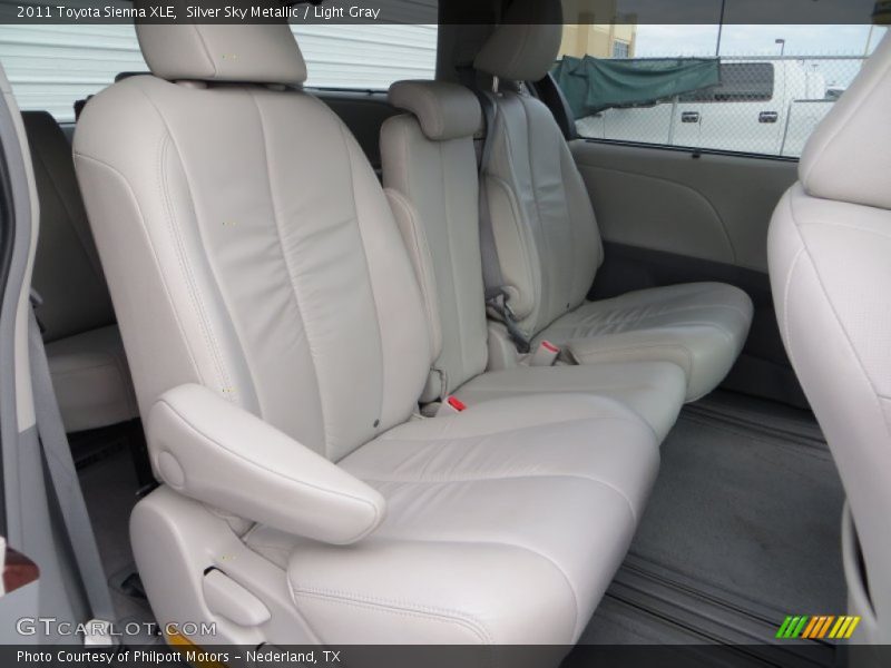 Silver Sky Metallic / Light Gray 2011 Toyota Sienna XLE