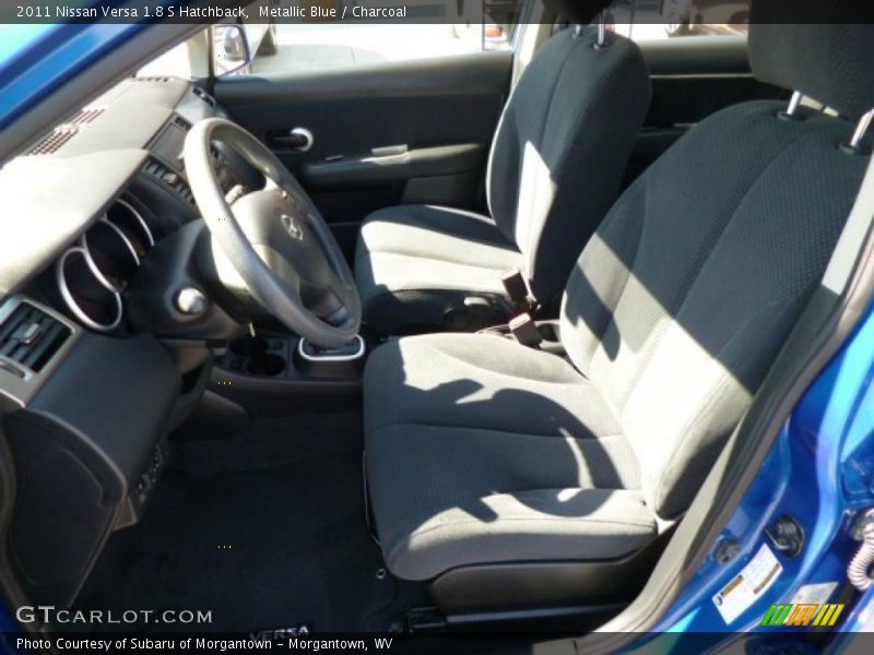 Metallic Blue / Charcoal 2011 Nissan Versa 1.8 S Hatchback