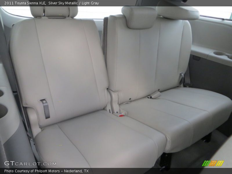 Silver Sky Metallic / Light Gray 2011 Toyota Sienna XLE
