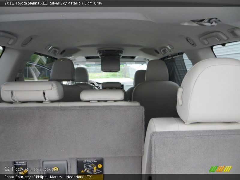 Silver Sky Metallic / Light Gray 2011 Toyota Sienna XLE