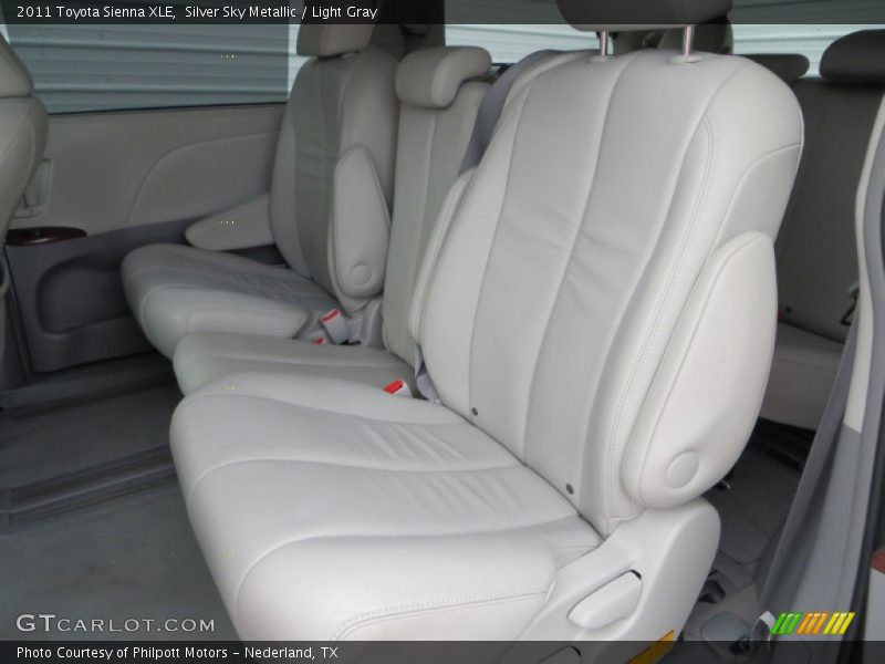 Silver Sky Metallic / Light Gray 2011 Toyota Sienna XLE