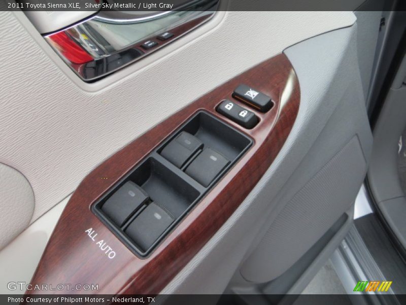 Silver Sky Metallic / Light Gray 2011 Toyota Sienna XLE
