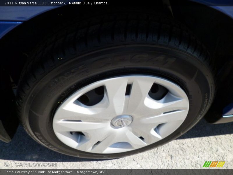 Metallic Blue / Charcoal 2011 Nissan Versa 1.8 S Hatchback