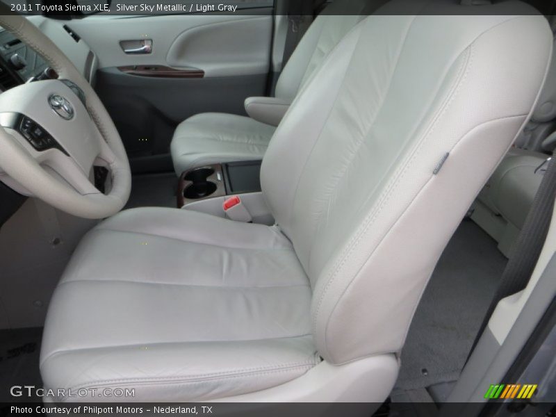 Silver Sky Metallic / Light Gray 2011 Toyota Sienna XLE