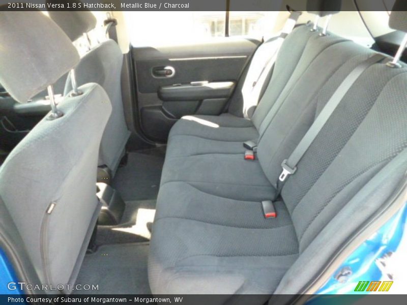 Metallic Blue / Charcoal 2011 Nissan Versa 1.8 S Hatchback