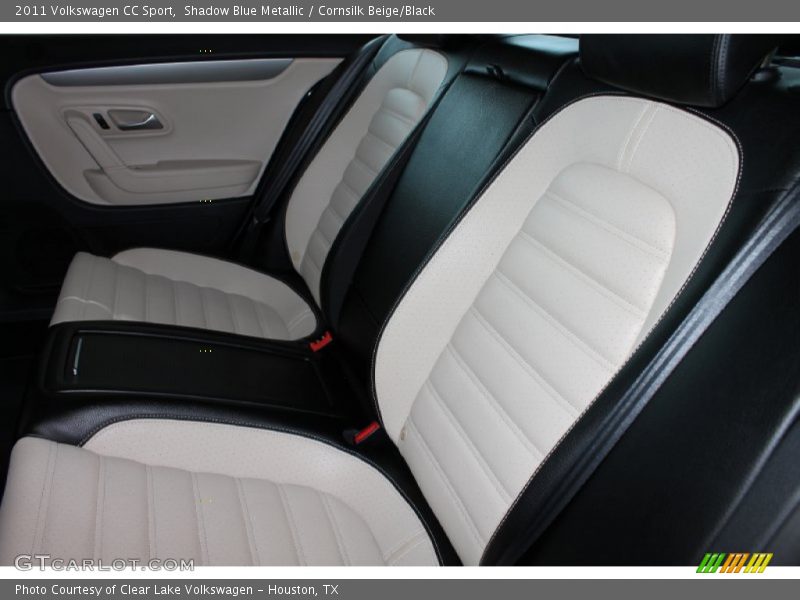 Shadow Blue Metallic / Cornsilk Beige/Black 2011 Volkswagen CC Sport