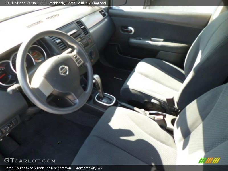 Metallic Blue / Charcoal 2011 Nissan Versa 1.8 S Hatchback