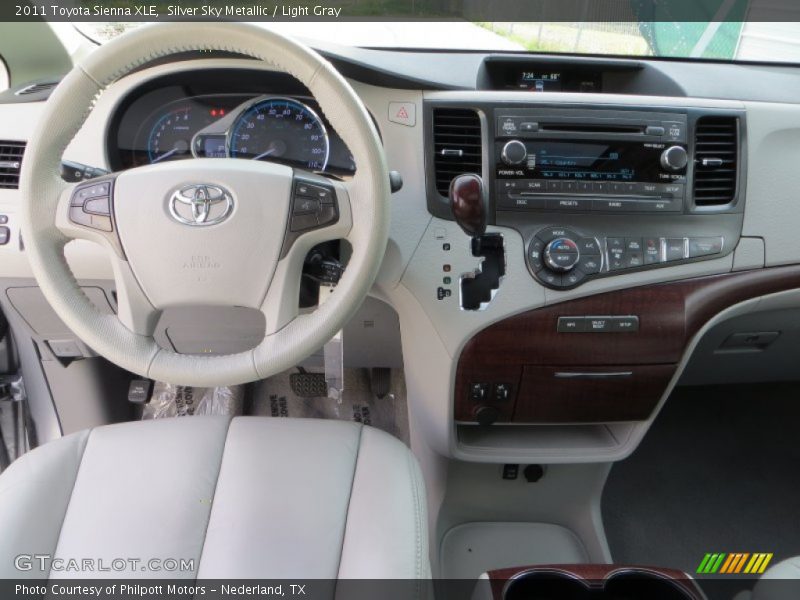 Silver Sky Metallic / Light Gray 2011 Toyota Sienna XLE