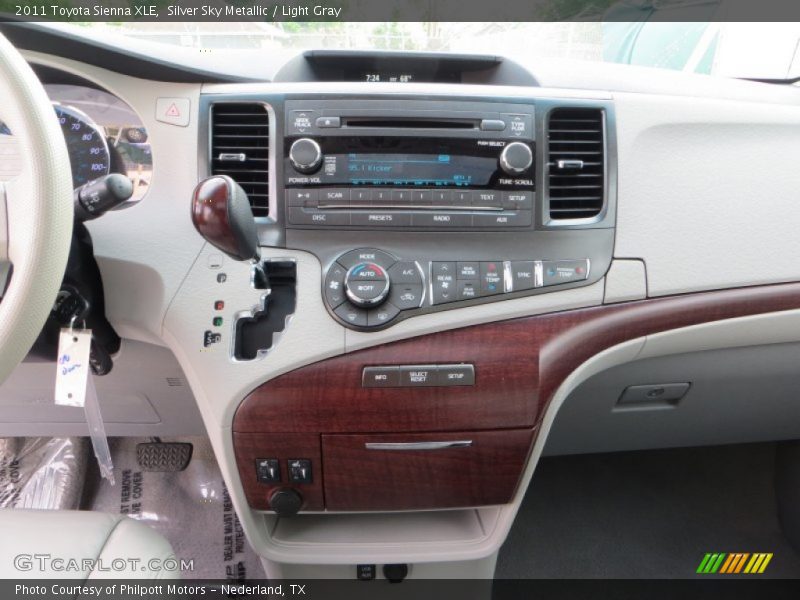 Silver Sky Metallic / Light Gray 2011 Toyota Sienna XLE
