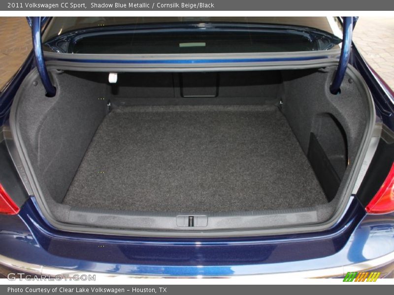 Shadow Blue Metallic / Cornsilk Beige/Black 2011 Volkswagen CC Sport
