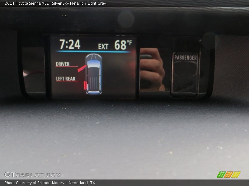 Silver Sky Metallic / Light Gray 2011 Toyota Sienna XLE