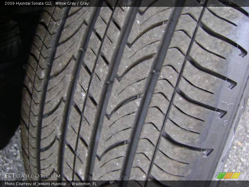 Willow Gray / Gray 2009 Hyundai Sonata GLS
