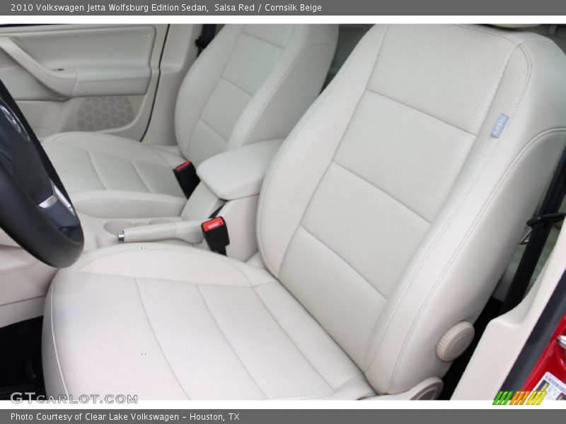 Salsa Red / Cornsilk Beige 2010 Volkswagen Jetta Wolfsburg Edition Sedan