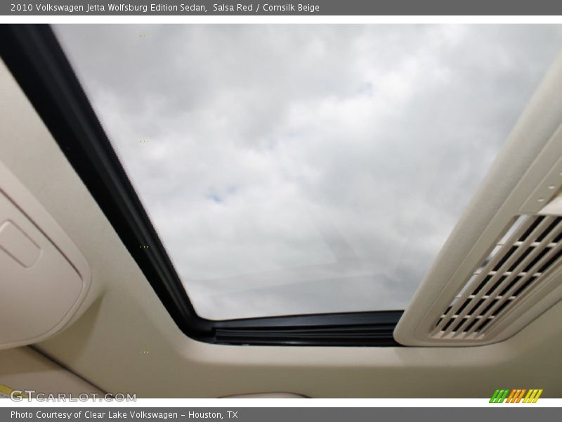 Salsa Red / Cornsilk Beige 2010 Volkswagen Jetta Wolfsburg Edition Sedan