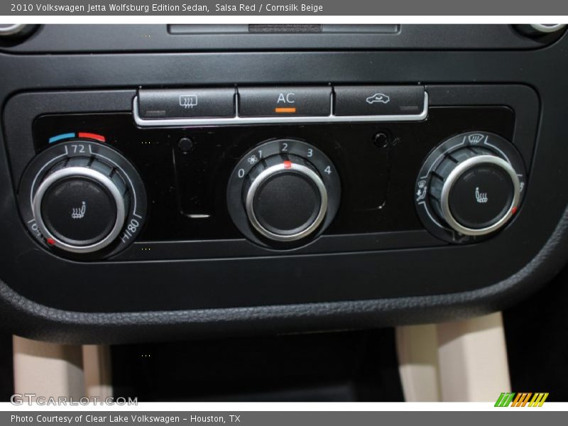Salsa Red / Cornsilk Beige 2010 Volkswagen Jetta Wolfsburg Edition Sedan