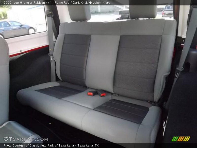 Flame Red / Dark Khaki/Medium Khaki 2010 Jeep Wrangler Rubicon 4x4