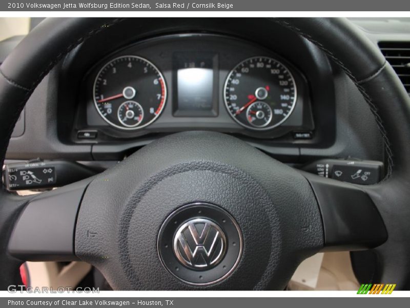 Salsa Red / Cornsilk Beige 2010 Volkswagen Jetta Wolfsburg Edition Sedan