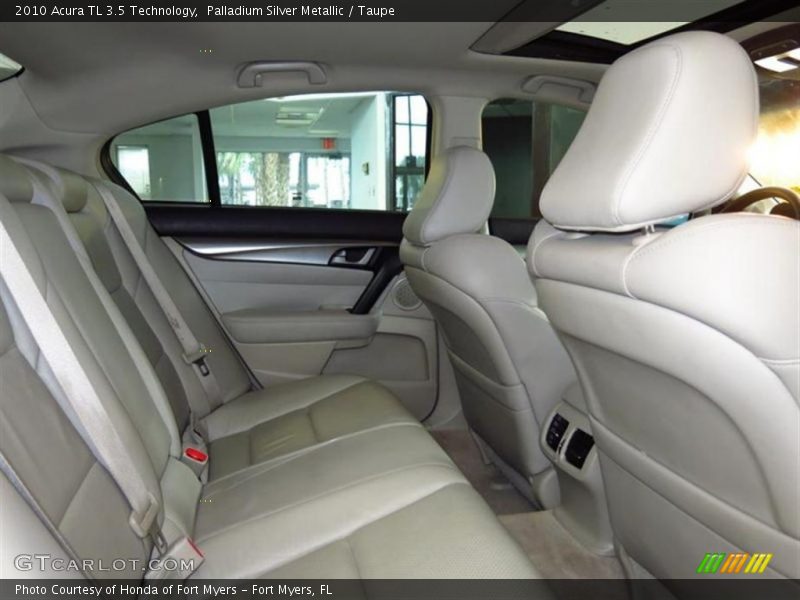 Palladium Silver Metallic / Taupe 2010 Acura TL 3.5 Technology