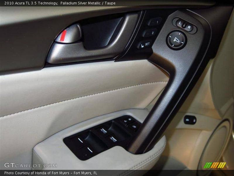 Palladium Silver Metallic / Taupe 2010 Acura TL 3.5 Technology