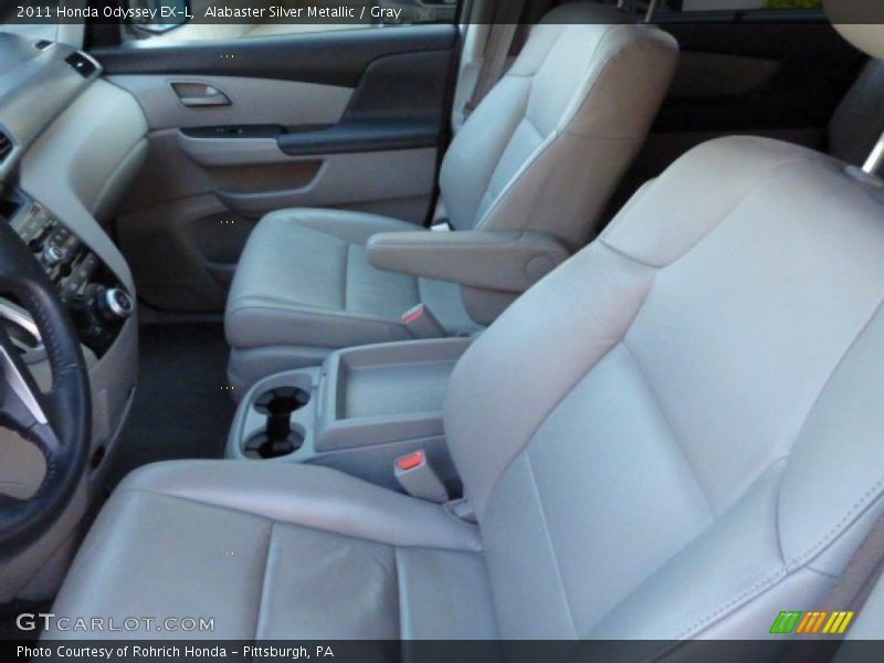 Alabaster Silver Metallic / Gray 2011 Honda Odyssey EX-L