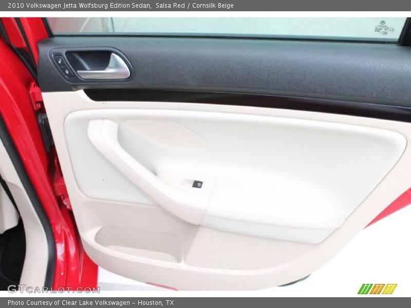 Salsa Red / Cornsilk Beige 2010 Volkswagen Jetta Wolfsburg Edition Sedan
