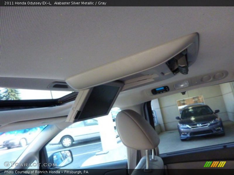 Alabaster Silver Metallic / Gray 2011 Honda Odyssey EX-L