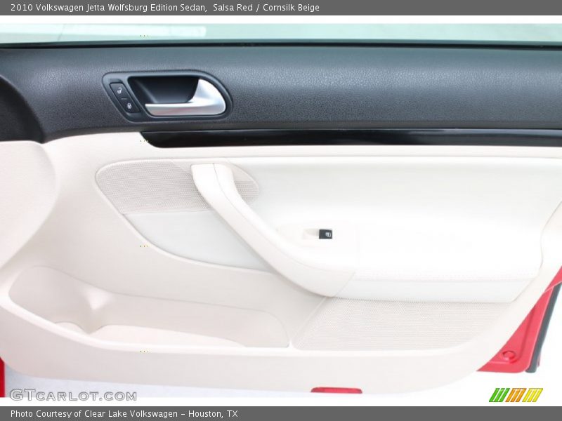 Salsa Red / Cornsilk Beige 2010 Volkswagen Jetta Wolfsburg Edition Sedan