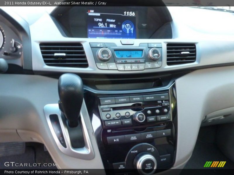Alabaster Silver Metallic / Gray 2011 Honda Odyssey EX-L