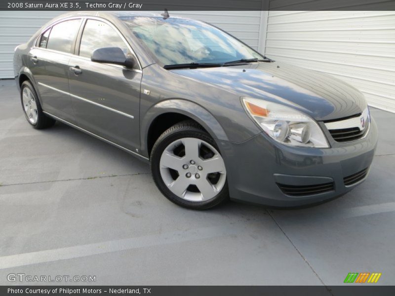 Techno Gray / Gray 2008 Saturn Aura XE 3.5