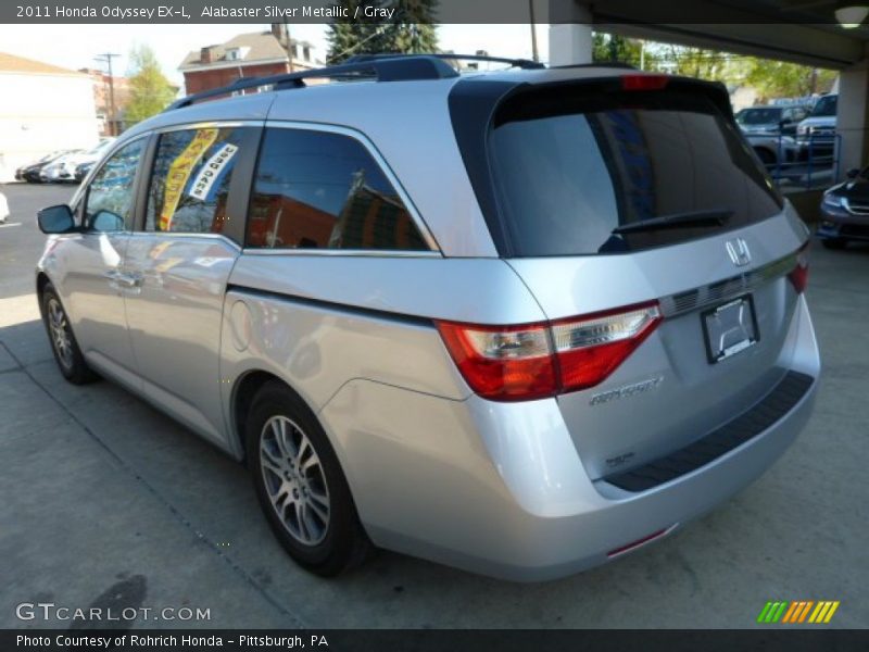 Alabaster Silver Metallic / Gray 2011 Honda Odyssey EX-L