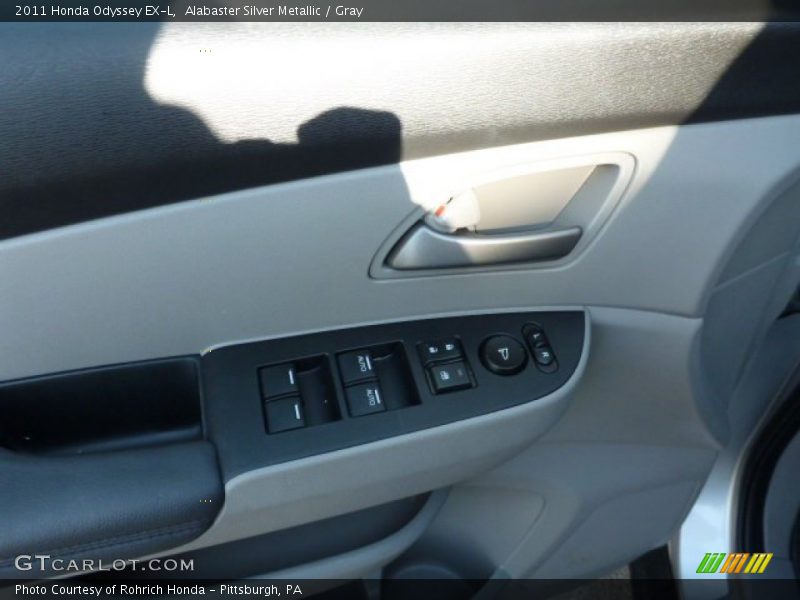 Alabaster Silver Metallic / Gray 2011 Honda Odyssey EX-L