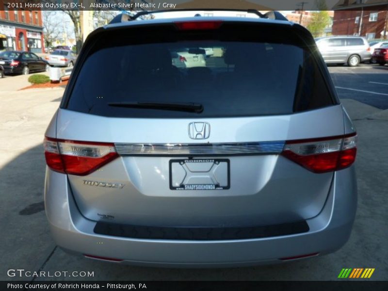 Alabaster Silver Metallic / Gray 2011 Honda Odyssey EX-L
