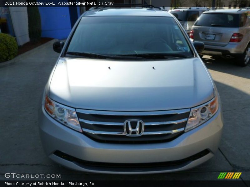 Alabaster Silver Metallic / Gray 2011 Honda Odyssey EX-L