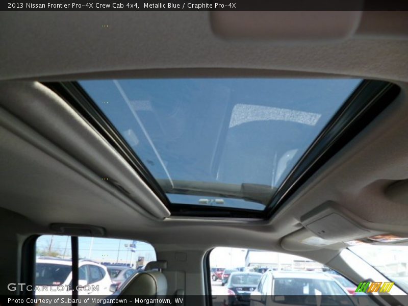 Metallic Blue / Graphite Pro-4X 2013 Nissan Frontier Pro-4X Crew Cab 4x4