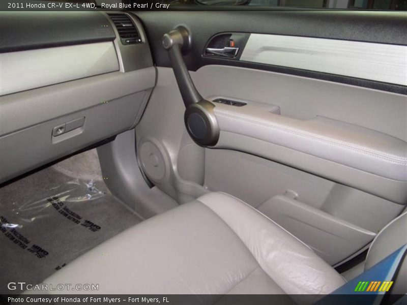 Royal Blue Pearl / Gray 2011 Honda CR-V EX-L 4WD