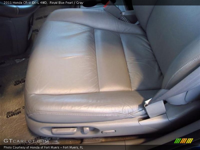 Royal Blue Pearl / Gray 2011 Honda CR-V EX-L 4WD