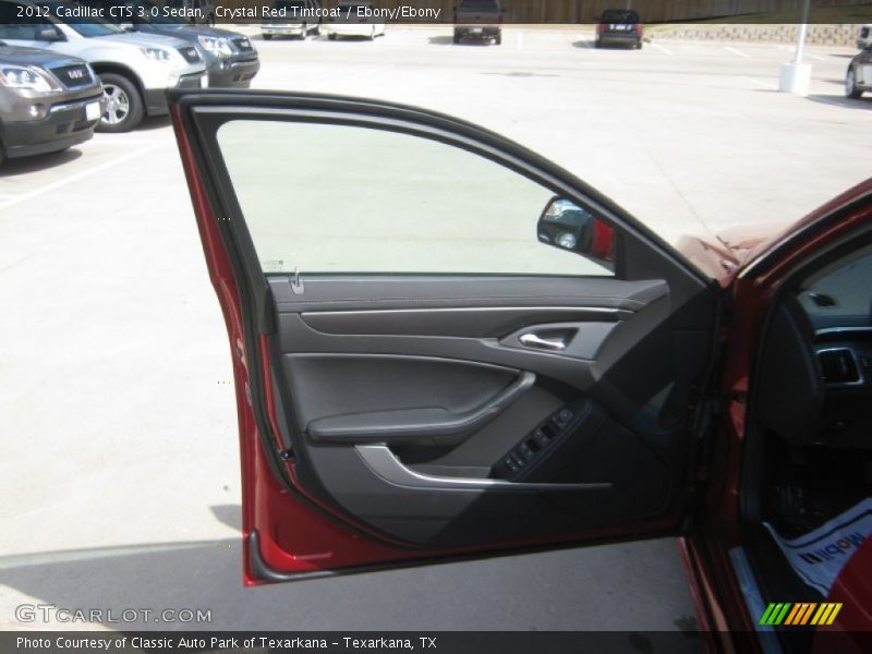 Crystal Red Tintcoat / Ebony/Ebony 2012 Cadillac CTS 3.0 Sedan