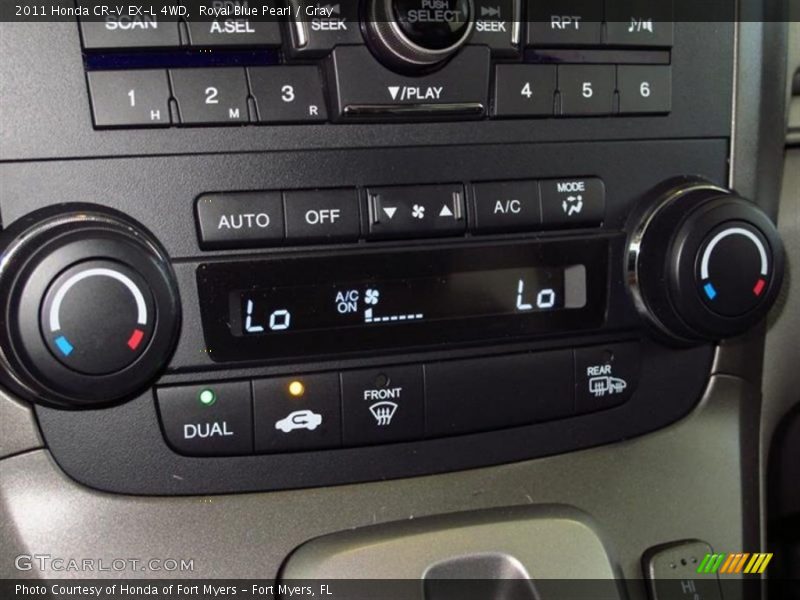 Royal Blue Pearl / Gray 2011 Honda CR-V EX-L 4WD