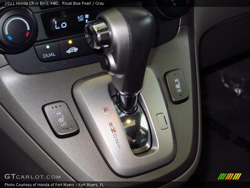 Royal Blue Pearl / Gray 2011 Honda CR-V EX-L 4WD