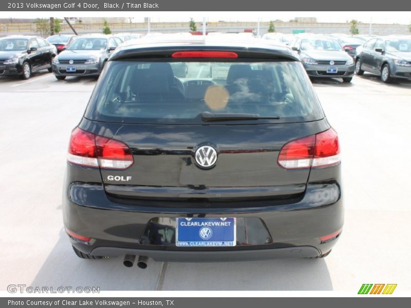 Black / Titan Black 2013 Volkswagen Golf 4 Door
