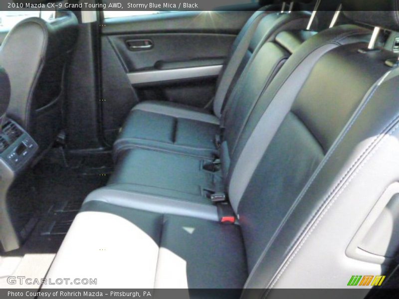 Stormy Blue Mica / Black 2010 Mazda CX-9 Grand Touring AWD