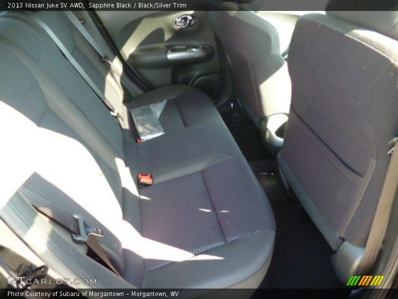 Sapphire Black / Black/Silver Trim 2013 Nissan Juke SV AWD