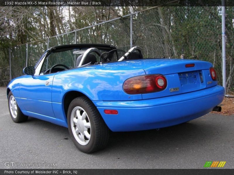 Mariner Blue / Black 1992 Mazda MX-5 Miata Roadster