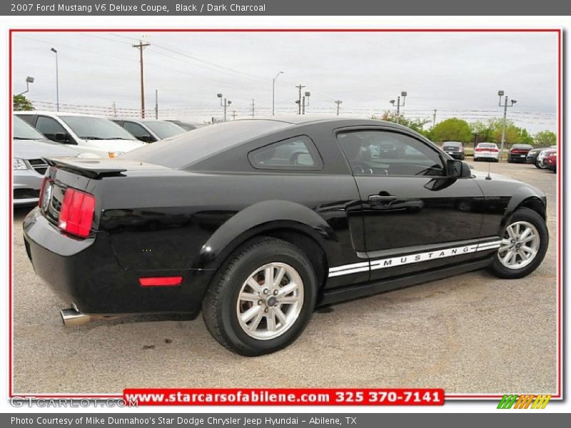 Black / Dark Charcoal 2007 Ford Mustang V6 Deluxe Coupe