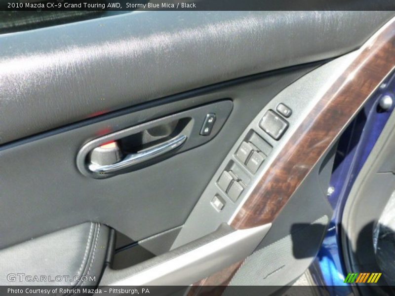 Stormy Blue Mica / Black 2010 Mazda CX-9 Grand Touring AWD