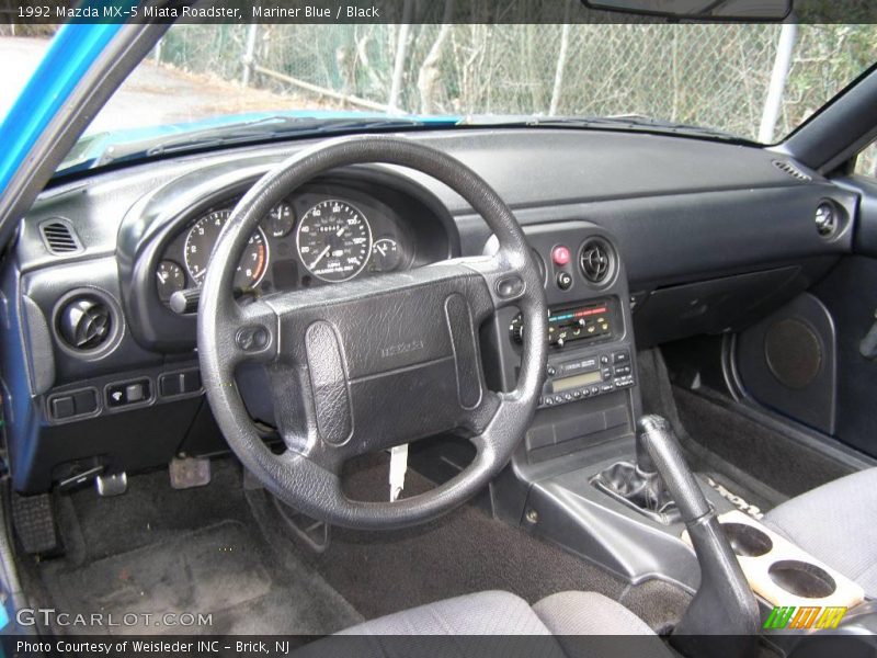 Mariner Blue / Black 1992 Mazda MX-5 Miata Roadster