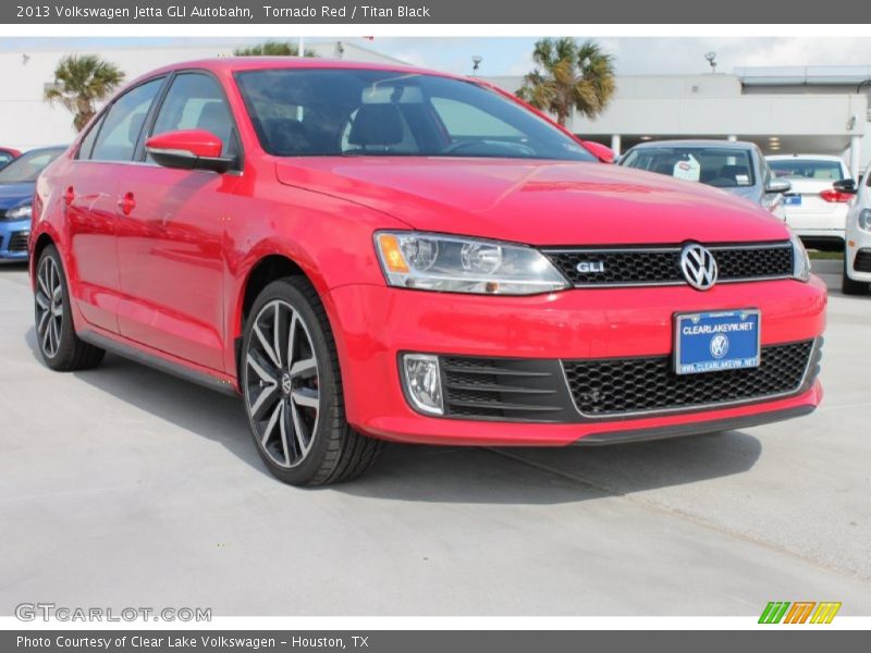 Tornado Red / Titan Black 2013 Volkswagen Jetta GLI Autobahn