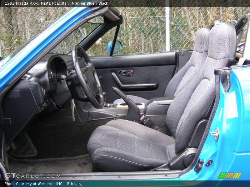 Mariner Blue / Black 1992 Mazda MX-5 Miata Roadster