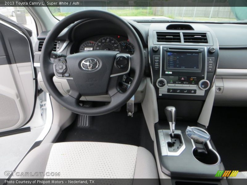 Super White / Ash 2013 Toyota Camry L